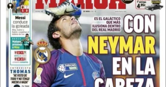 ريال مدريد يعرض كريستيانو رونالدو ومبلغ مالى كبير لضم نيمار