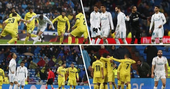 انهيار ريال مدريد بعد زلزال فياريال "القاتل" فى الدورى الإسبانى.. الملكى يبتعد عن المنافسة بفارق 16 نقطة خلف برشلونة بعد حصد نقطة يتيمة بآخر 3 مباريات.. رونالدو صاحب أسوأ سجل تهديفى.. وزيدان يلوم الحظ السيئ