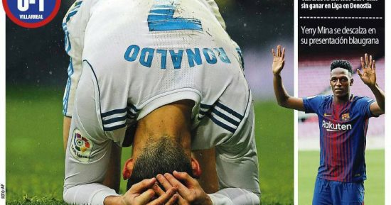 صحافة أوروبا بين سقوط ريال مدريد أمام فياريال واقتراب مانشستر يونايتد من ضم سانشيز.. برشلونة يبحث عن زيادة الفارق مع الملكى لـ19 نقطة أمام سوسيداد.. ومورينيو يزاحم كونتى على ضم ساندرو من يوفنتوس