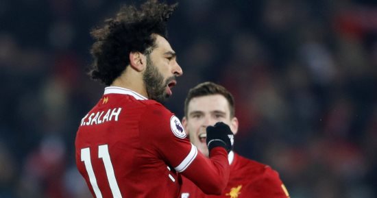 فيديو.. محمد صلاح يسجل هدف ليفربول الثالث أمام هدرسفيلد من ركلة جزاء