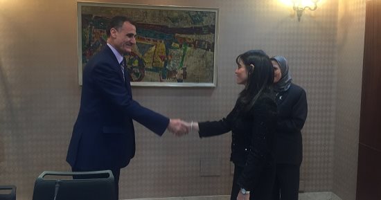 أول ظهور لوزيرة السياحة الجديدة بعد أدائها اليمين فى مقر الوزارة.. صور