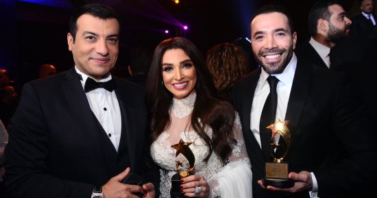 كواليس تكريم المتميزين من نجوم الفن والإعلام فى 2017