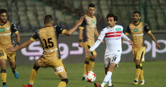 فيديو و صور.. ضغط مكثف من الزمالك على مرمى الإنتاج