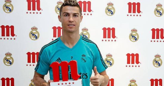 كريستيانو رونالدو أفضل لاعب بريال مدريد فى شهر ديسمبر