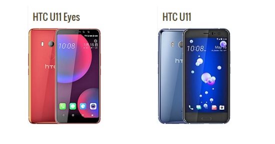 إيه الفرق.. أبرز الاختلافات بين هواتف HTC U11 و U11 Eyes و  U11 Life