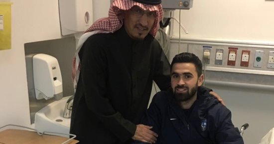 الهلال السعودى يفتقد نجمه السورى عمر خربين شهرا للإصابة