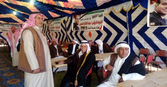 توافد قبائل ومشايخ جنوب سيناء للمشاركة فى مؤتمر "علشان تبنيها"