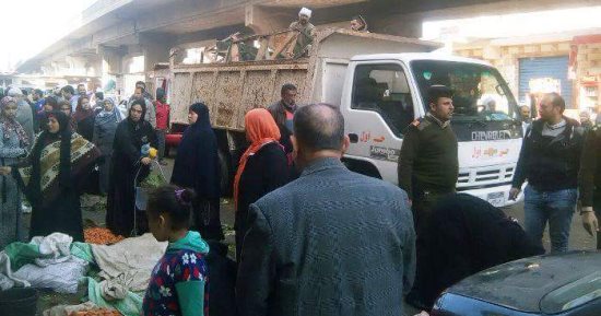 إزالة تعديات ورفع اشغالات الطرق بمدن ومراكز الشرقية