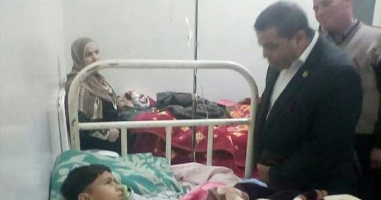 إصابة طفل بحالة تسمم لتناوله مادة سامة بقرية طليا بالمنوفية