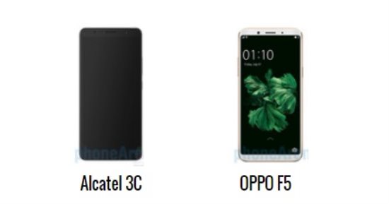 إيه الفرق.. أبرز الاختلافات بين هاتفى أندرويد OPPO F5 وألكاتيل 3C