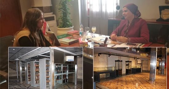 صور.. "اليوم السابع" داخل دار الكتب باب الخلق.. عايدة عبد الغنى المشرفة العامة: انتظرنا عامين قبل البدء فى ترميم الدار بعد التفجير الإرهابى عام 2014.. والشارقة دعمتنا بـ26 مليون جنيه