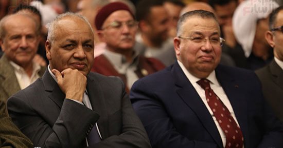 مصطفى بكرى بمؤتمر القبائل العربية: صوتى للسيسى لاستكمال برنامجه الوطنى - صور