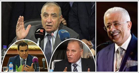 "زلات لسان تقصى وزراء".. وزير التنمية المحلية ليس الأول.. تصريحات " طارق شوقى" تثير غضب المعلمين.. كلمات عفوية تقصى وزيرين عن حقيبة "العدل".. تهمة "العنصرية" لاحقت "النبوى" و"عبد المقصود" يلقب بـ"المتحرش"