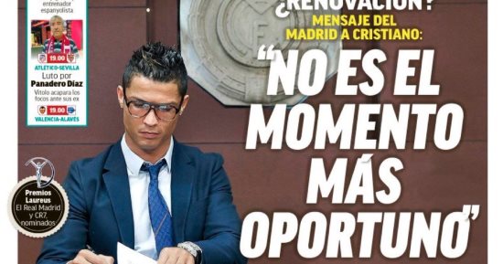 صحافة أوروبا بين رحيل رونالدو عن ريال مدريد وديربى كتالونيا بين برشلونة وإسبانيول.. سانشيز يقترب من مانشستر يونايتد فى صفقة تبادلية مع مخيتاريان.. وأوباميانج يطالب دورتموند بتأشيرة الرحيل إلى أرسنال الإنجليزى