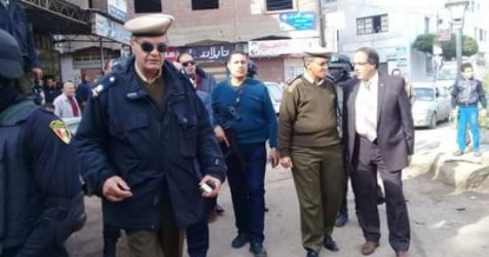 إزالة 56 حالة إشغال فى حملة مكبرة بمركز كفر البطيخ بدمياط