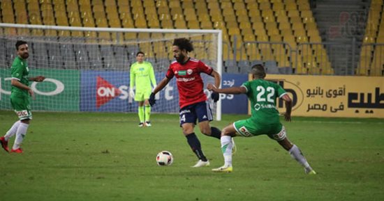"بناهينى" يسجل الهدف الثالث للاتحاد السكندرى فى مرمى النصر