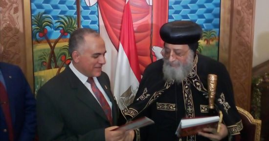 الرى: عظة عيد الغطاس عن ترشيد المياه