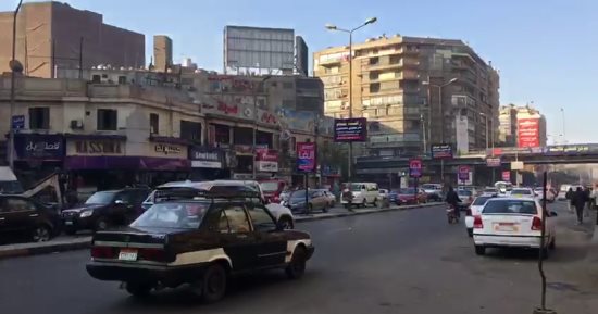 النشرة المرورية ...كثافات متوسطة للسيارات بمحاور القاهرة و الجيزة 