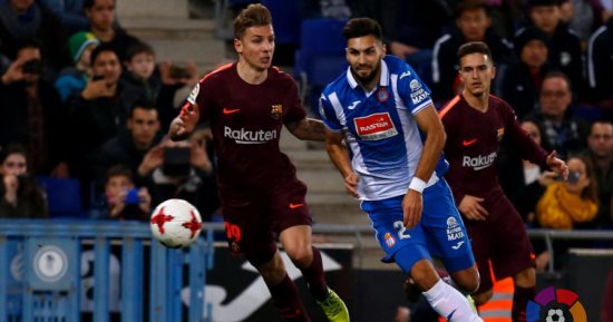 فيديو.. برشلونة يفشل فى هز شباك إسبانيول بشوط سلبى بكأس ملك إسبانيا