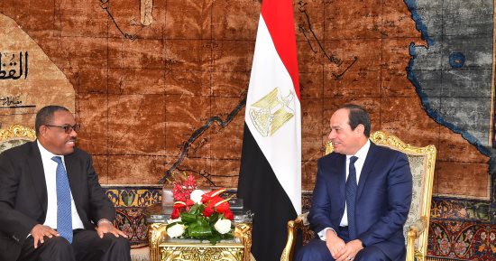 السيسي ورئيس وزراء إثيوبيا يترأسان اجتماع اللجنة العليا المشتركة