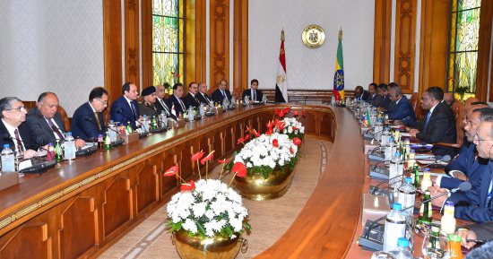 السيسى ورئيس وزراء إثيوبيا: النيل مصدر للتنمية وليس الصراع