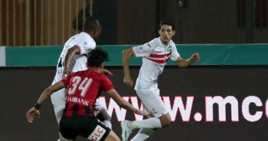 فيديو.. معروف يوسف يُهدر فرصة تسجيل الهدف الثانى للزمالك أمام الداخلية