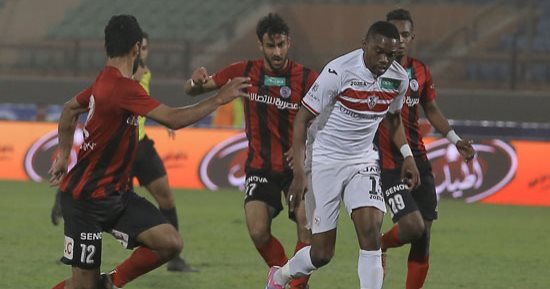 فيديو.. الزمالك يهدد مرمى الداخلية بـ"تسديدة"