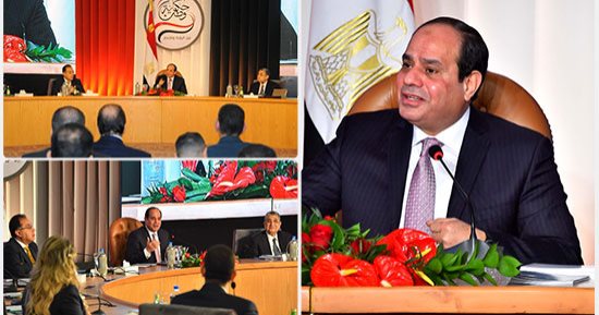السيسى فى مؤتمر "حكاية وطن": مصر بحاجة لـموازنة 18 تريليون جنيه لكى تنهض.. وقضيتى "إنقاذ أمة".. ولم تكن مديونة بجنيه واحد سنة 60.. ويؤكد: الدولة لا يمكنها وحدها حل المشكلات.. و"مبعرفش أبيع الوهم"