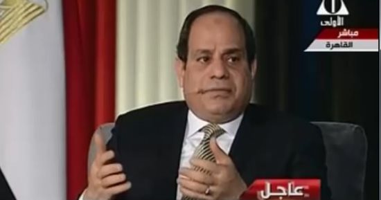 السيسى لمن يرفع السلاح: لو عشتوا معانا فى أمان وسلام لن يتعرض لكم أحد