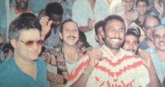 شاهد.. أحمد الكاس يحتفل مع الزملكاوية فى وجود مرتضى منصور