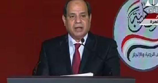السيسى للمصريين: إن كان ليا خاطر عندكم انزلوا الانتخابات واختاروا من تشاءون