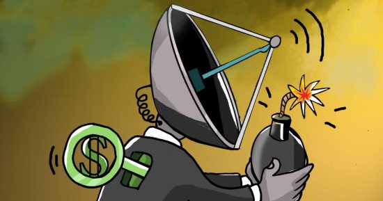 حال الدنيا.. قنوات الفتنة الممولة من الخارج فى كاريكاتير اليوم السابع