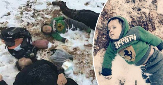 صور.. "مأساة سورية جديدة والإنسانية تقف عاجزة".. مصرع عائلة تجمدًا من البرد خلال عبورها الحدود اللبنانية هربا من الدمار.. الصور تعيد للأذهان أيقونة الطفل الغارق "إيلان".. وألمها يعادل ألم الطفل الصامد "عمران"