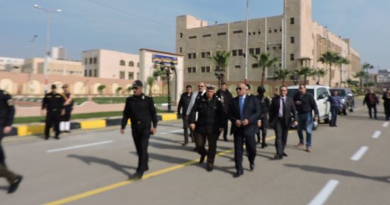 صور ..مدير أمن البحيرة يتفقد مركز تدريب الشرطة للوقوف على جاهزيته