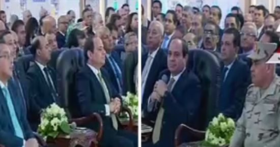 الرئيس ينحاز لأهل الصعيد.. التوجيه برفع سعر توريد قصب السكر لـ720 جنيها.. ويطالب بإنهاء محطات تحلية المياه فى 2018.. السيسي: التحدى خطير وعايزين نستفيد.. ومكاسب المواطن مش فلوس بل فى الصحة والزراعة