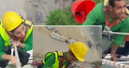  الرزق فى الهوا للى يطلع يجيبه.. "بنات سبايدر" يواجهن المخاطر ويتسلقن البنايات لإثبات الذات.. خضن اختبارات صعبة للحاق بالعمل.. الجرأة والرشاقة شروط المهنة.. وفى النهاية أثبتن أن "البنت ممكن تكون بـ 100 راجل"