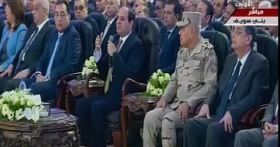 الرئيس السيسي: نحن بحاجة لتطوير قدراتنا فى التجارة وحركتها (فيديو)