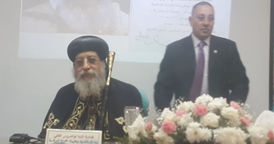 البابا تواضروس يترأس صلوات القداس بدير الأنبا بيشوى بوادى النطرون