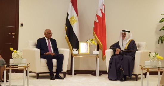 رئيس مجلس النواب البحرينى: استقرار مصر جزء من أمن مجلس التعاون الخليجى