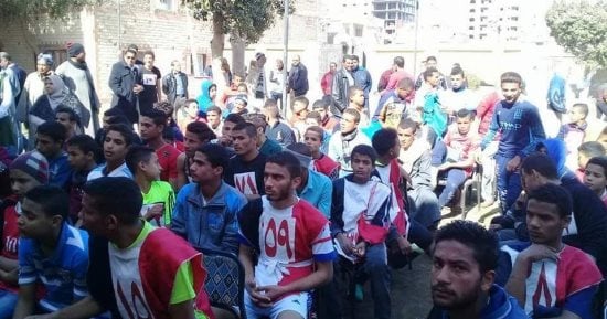 ماراثون يجوب قرى مركز ملوى فى المنيا تحت شعار "الرياضة للجميع"