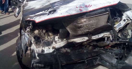 أوناش المرور ترفع حطام حادثى تصادم المعادى و كوبرى أكتوبر 