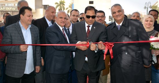 رئيس جامعة طنطا يفتتح تطوير المبنى الرئيسى وبوابة كلية التربية‎