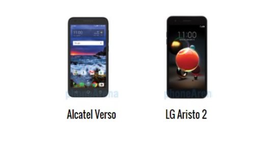 إيه الفرق.. أبرز الاختلافات بين هاتفى ألكاتيل Verso وLG Aristo 2