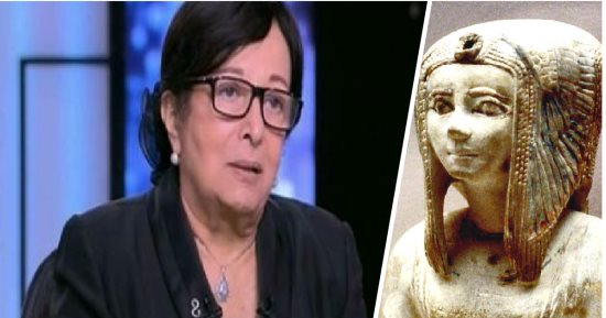 سميرة عبد العزيز تجسد شخصية الملكة تتى شرى فى مسرحية "أحمس"