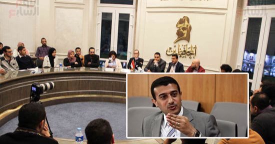 عضوا لجنة العفو الرئاسى فى ندوة "المحافظين".. الخولى: قانون التظاهر لا يمنع التعبير عن الرأى وندرس إجراءات لتأهيل المفرج عنهم.. عبد العزيز: القائمة الرابعة ترى النور قريبا.. وتقارير حقوق الإنسان عن مصر "سياسية"