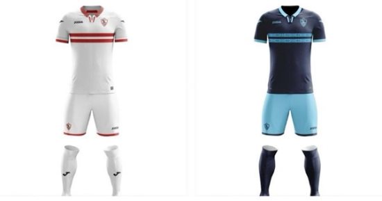 صور .. الزمالك يواجه المصرى بتصميم ملابس جديد