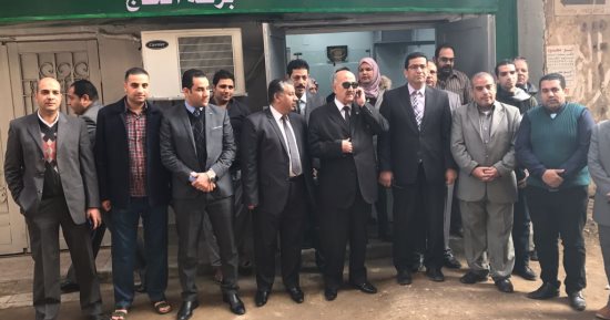 النائب أحمد على يفتتح مكتب بريد بركة الحاج بحى المرج بعد تطويره.. صور