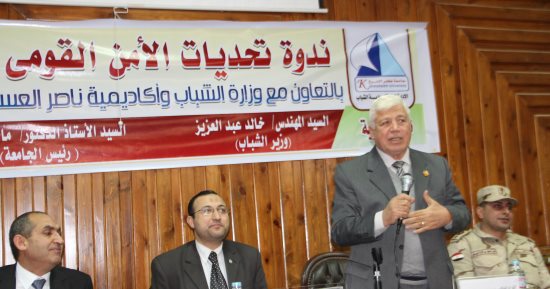 صور.. مستشار بأكاديمية ناصر: الشائعات هدفها افقاد الثقة فى القيادة الحالية 