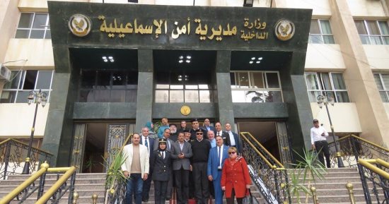 وفد حقوقى يقدم التهنئة لقيادات أمن الإسماعيلية بمناسبة عيد الشرطة