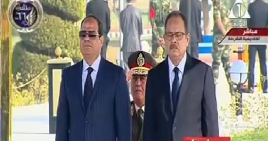 بدء حفل عيد الشرطة بحضور الرئيس السيسى